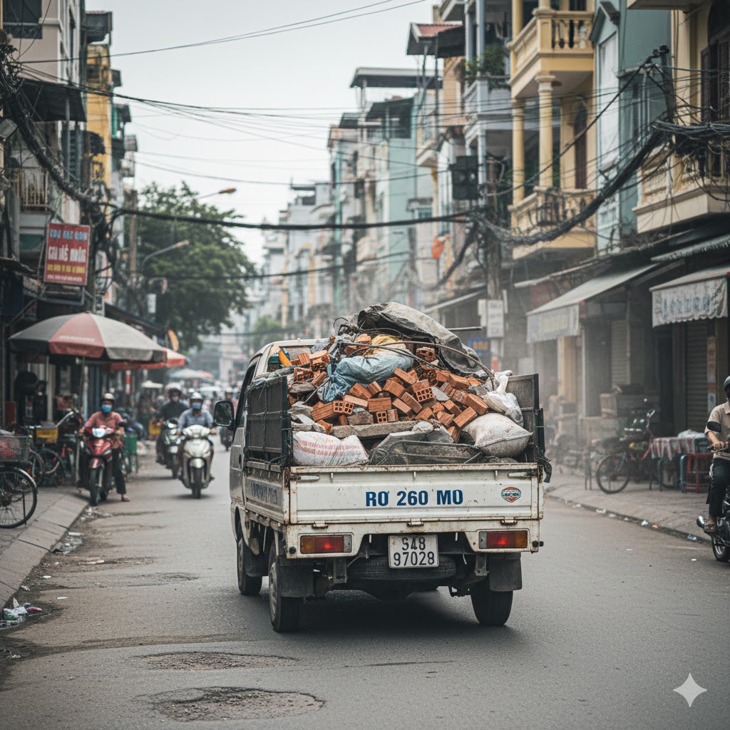 Vận chuyển trạc thải xây dựng tại Định Công: Giá Rẻ, Gọi là có